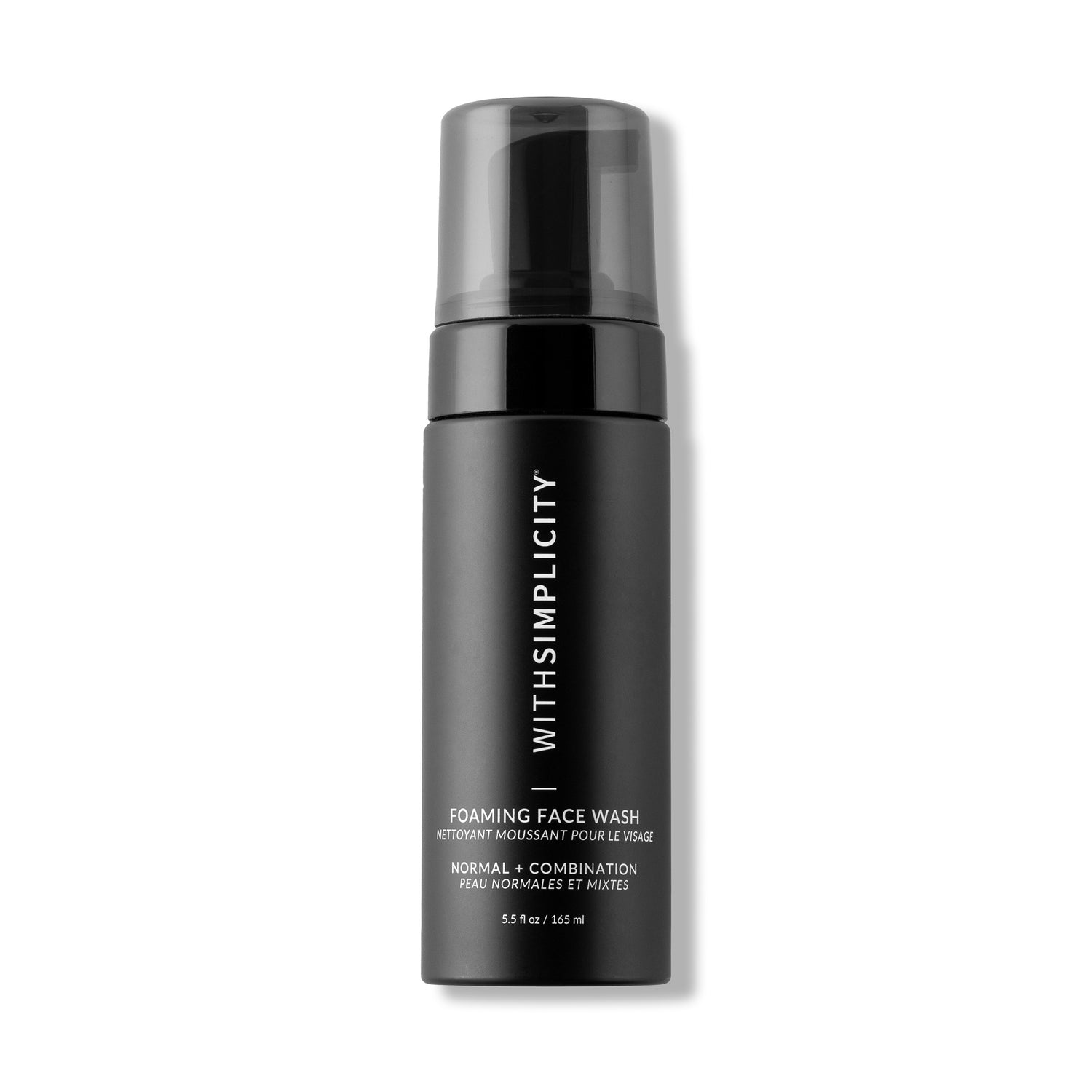 withSimplicity Natural Organic Foaming Face Wash for Normal to combo Skin