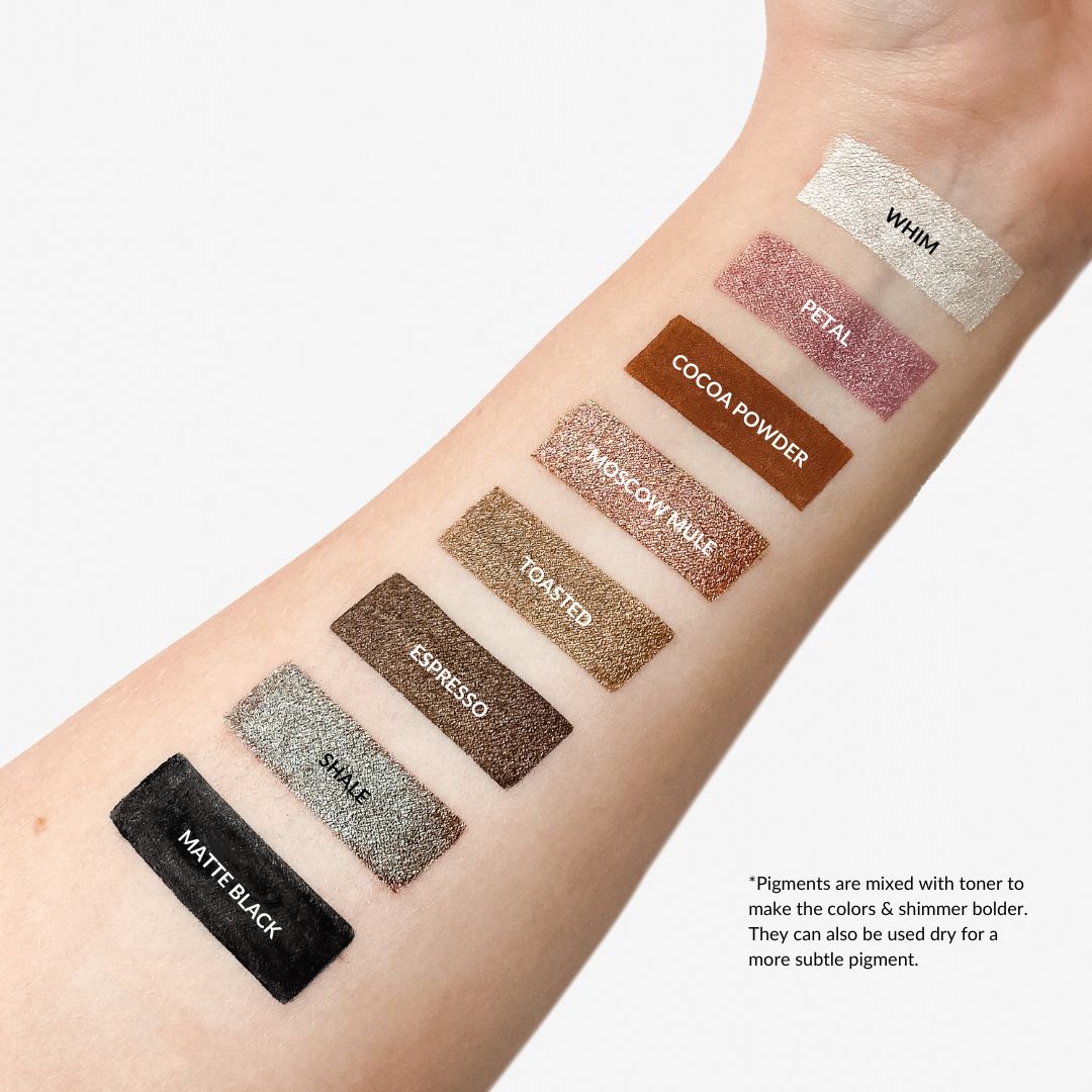 withSimplicity natural eye shadow swatches