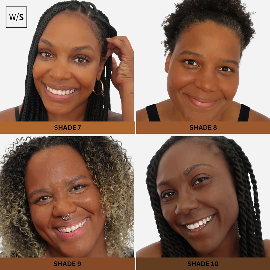 withSimplicity Liquid Foundation Shades 7-10 Faces