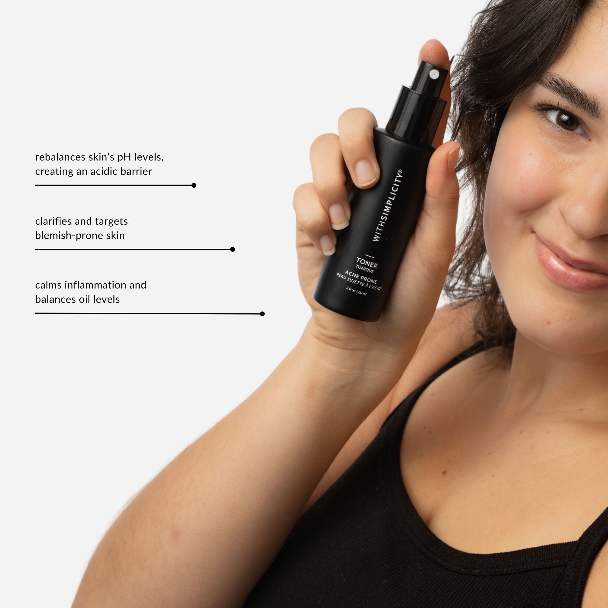 withSimplicity Natural Organic Toner for Acne-Prone Skin