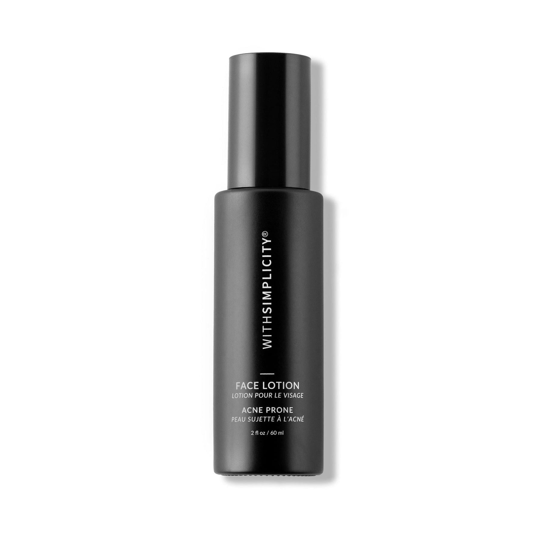 withSimplicity clean face lotion for acne prone skin