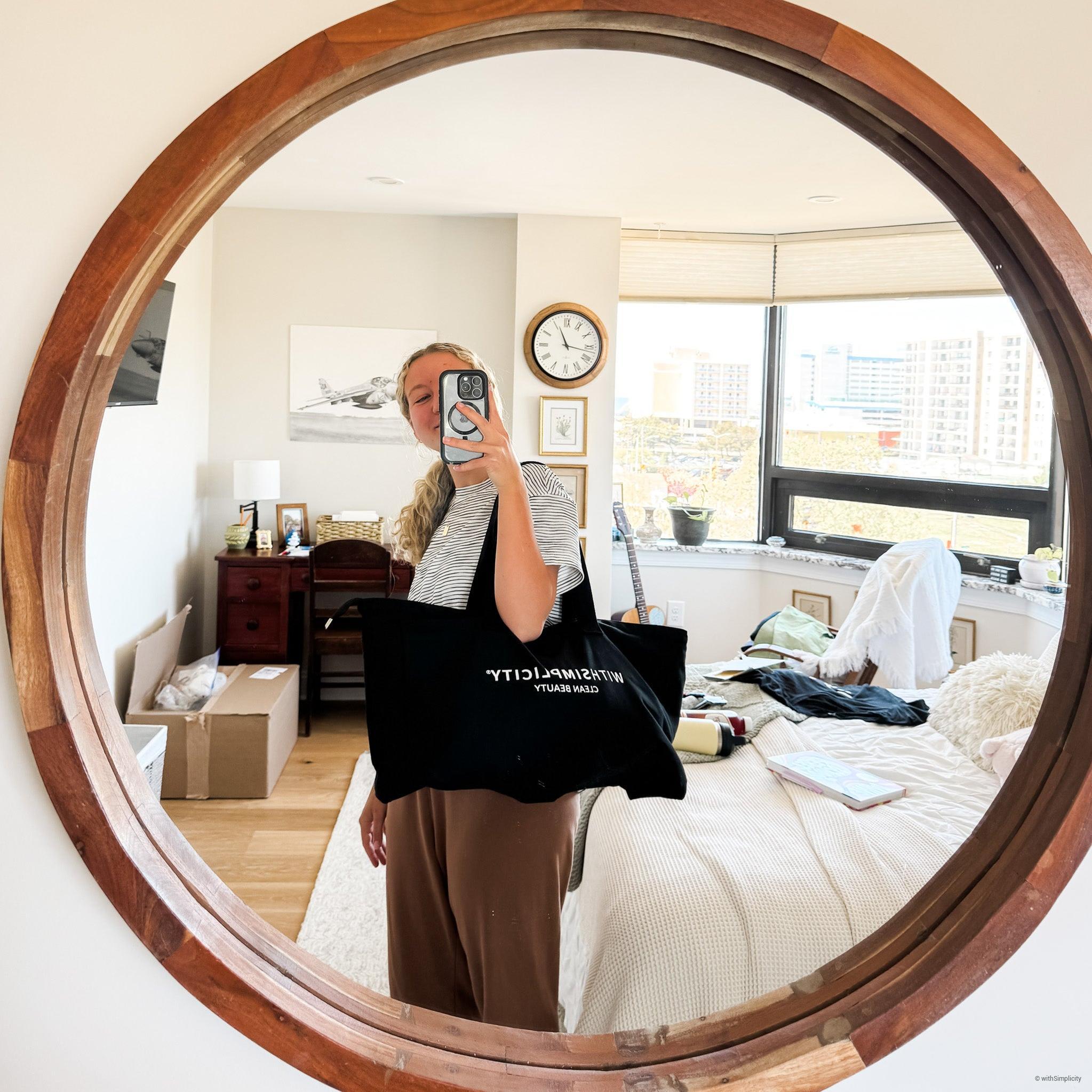 wS Large Tote Bag