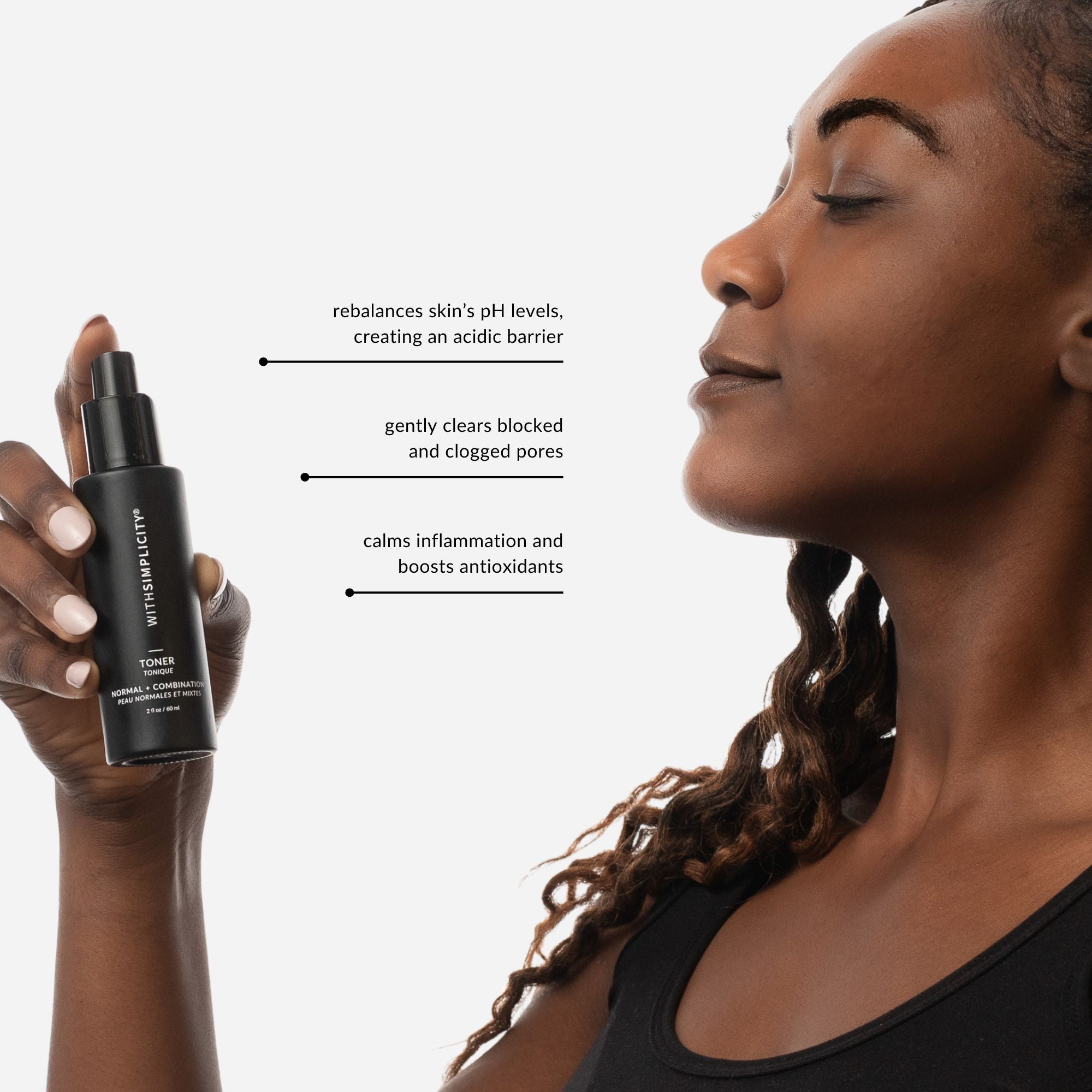 withSimplicity Natural Organic Toner for Normal/Combination Skin