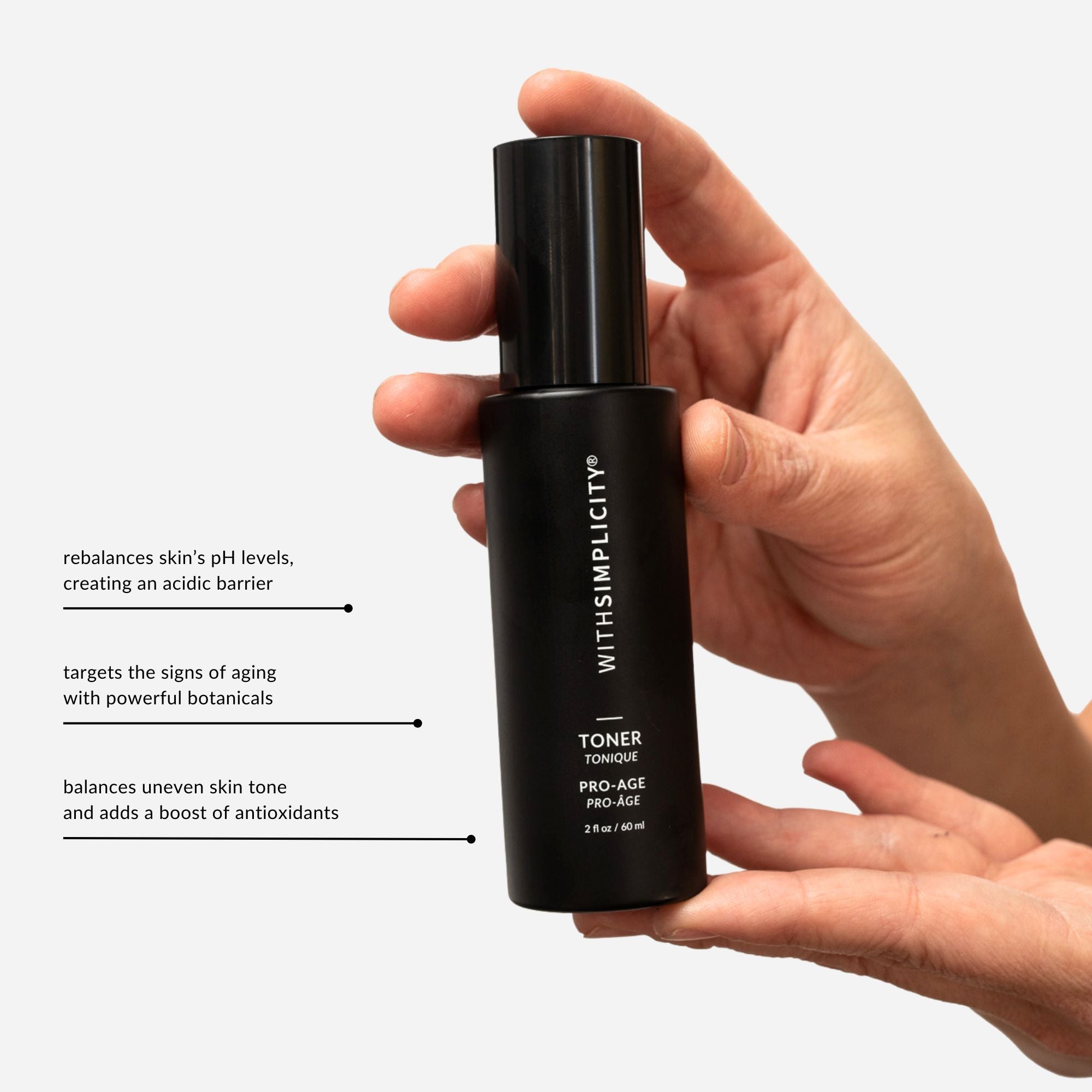 withSimplicity Natural Organic Toner for Aging Skin