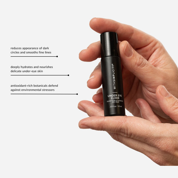 withSimplicity natural under eye treatment for circles and fine lines