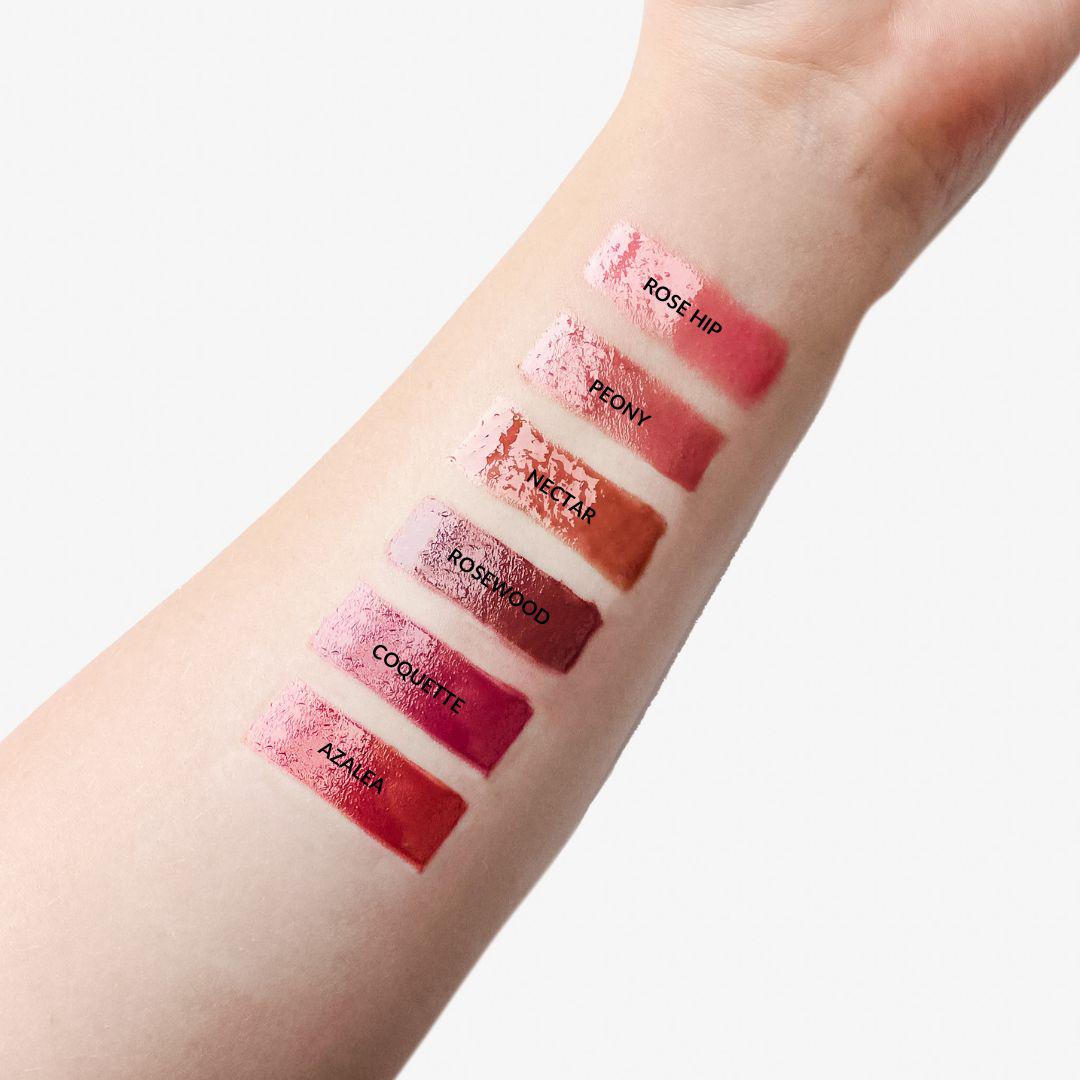 withSimplicity Organic Lip Gloss Swatches