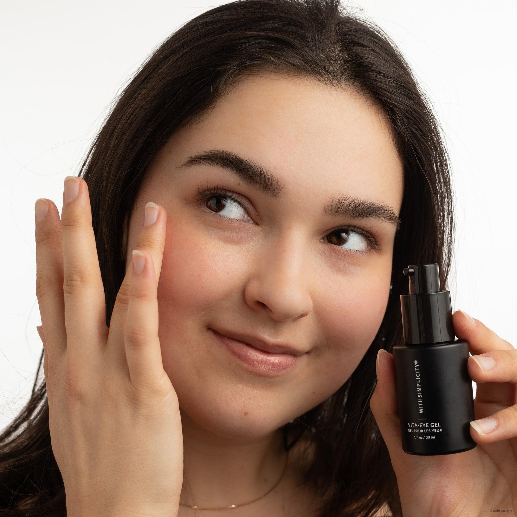 withSimplicity natural vitamin eye gel