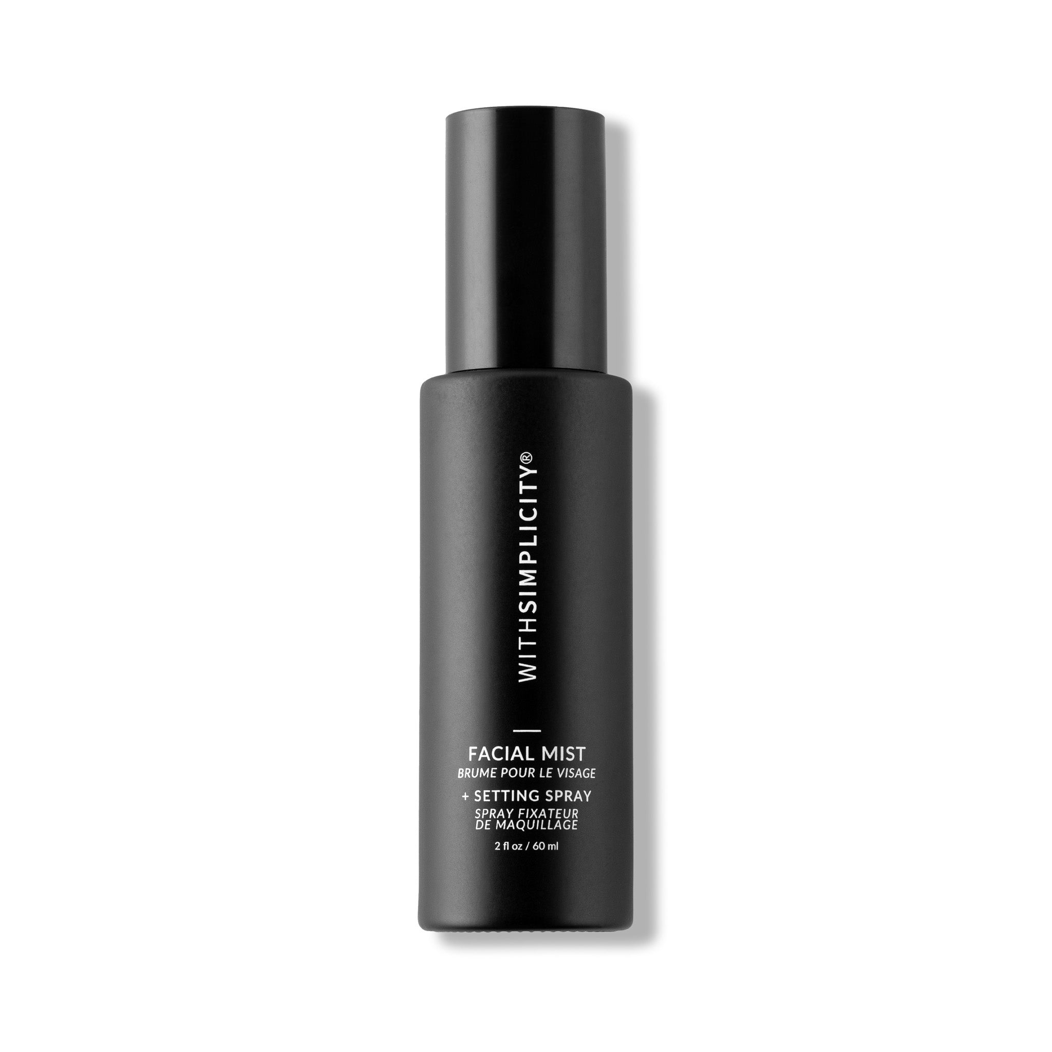 withSimplicity Natural Organic Facial Mist and Natural Makeup Setting Spray