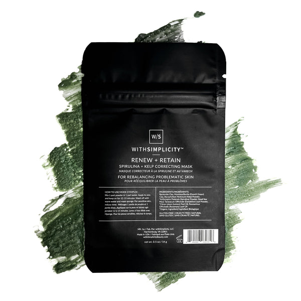 Renouveler + Retenir | Masque Correcteur Spiruline + Varech
